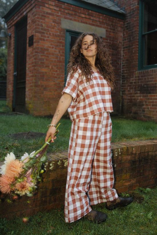  콘라도 블라우스 베일리 박시 탑 - CONRADO