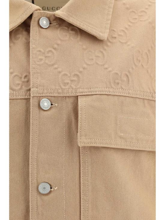  구찌 데님 자켓 데님 재킷 베이지/믹스 - GUCCI