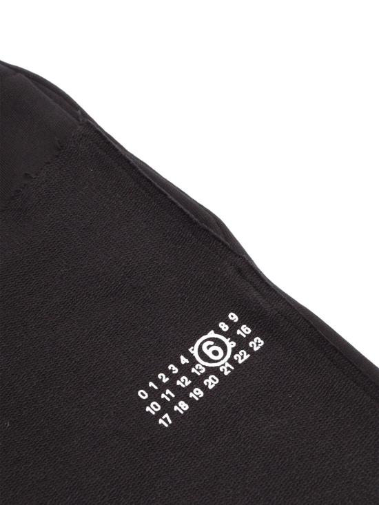  [키즈] MM6 메종마르지엘라 쇼츠/버뮤다 키즈 MM6 메종 마르지엘라 쇼츠 블랙 - MM6 MAISON MARGIELA