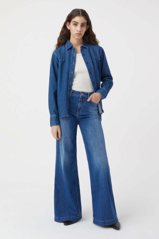  클로즈드 데님 팬츠 글로우 업 데님 다크 블루 - CLOSED