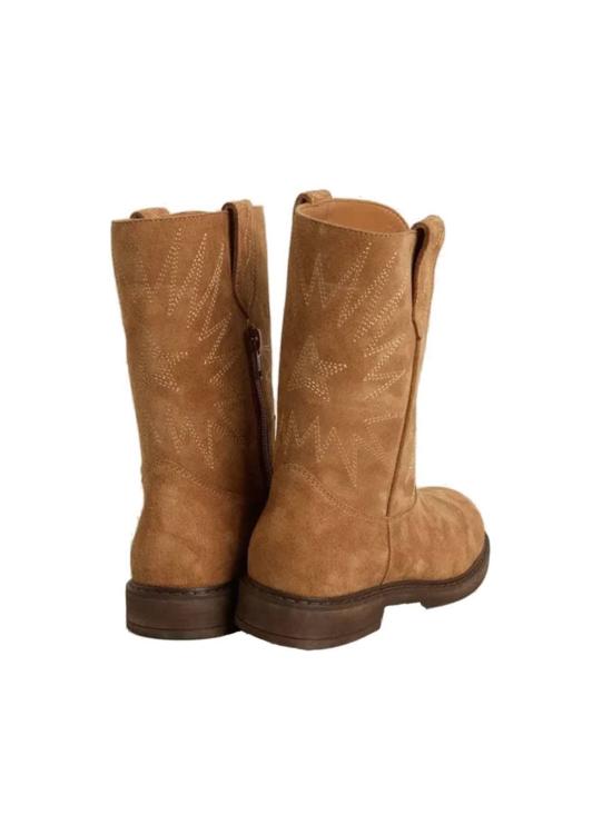  [키즈] 골든구스 부츠 골든 구스 위시 스타 바이커 부츠 (갈색) (어린이용) - GOLDEN GOOSE