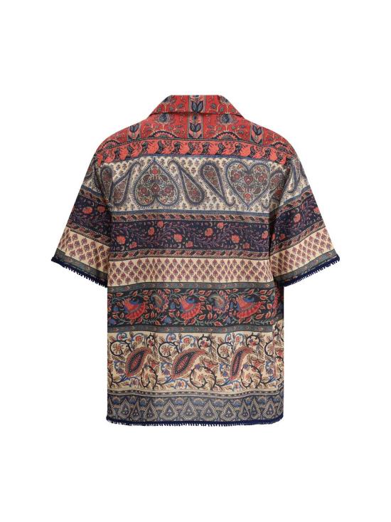  발렌티노 가라바니 반팔 셔츠 Valentino 볼링 Voyage Imaginaire 셔츠 - VALENTINO GARAVANI