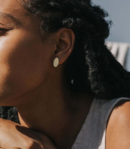  마트르 부미 이어링 Matr Boomie Diya 골드 스터드 귀걸이 세트 (2개) - MATR BOOMIE