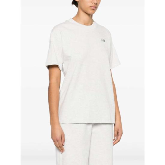  뉴발란스 반팔 티셔츠 티셔츠 회색 - NEW BALANCE