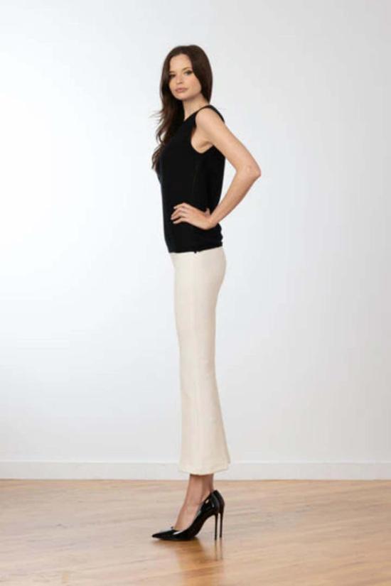  에비뉴 몽테뉴 크롭 팬츠 Avenue Montaigne 레오 부클 팬츠 - AVENUE MONTAIGNE