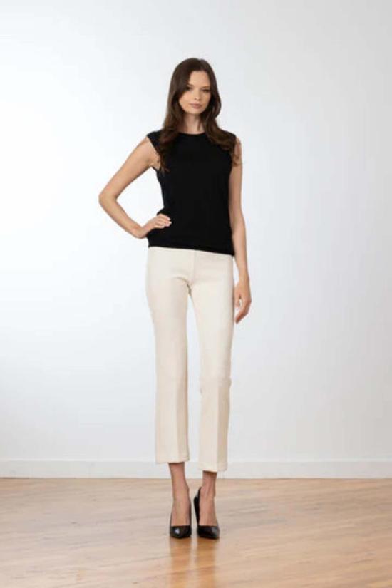  에비뉴 몽테뉴 크롭 팬츠 Avenue Montaigne 레오 부클 팬츠 - AVENUE MONTAIGNE