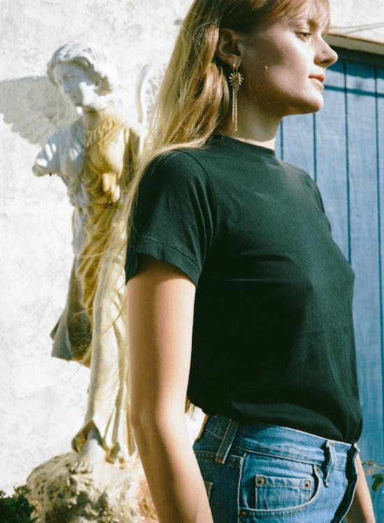  Modern Society 반팔 티셔츠 모던 소사이어티 아발론 티셔츠 블랙