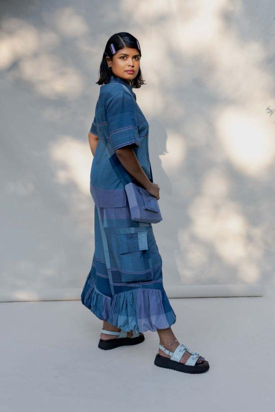  Abacaxi 데님 셔츠 아바카시 크롭 핸드룸 캠프 셔츠 - OTHER BRANDS