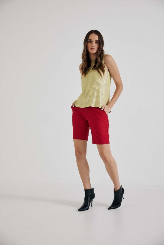  Lindsay Nicholas New York 숏팬츠 린지 니콜라스 뉴욕 엘리자베스 쇼트 클래식 레드 - OTHER BRANDS