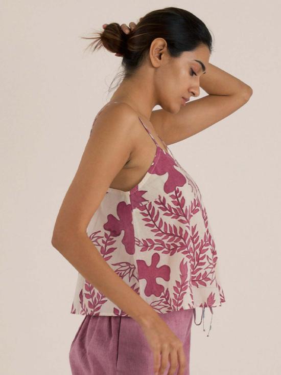  IKKIVI 민소매 티셔츠 이키비 포피  핑크 - IKKIVI