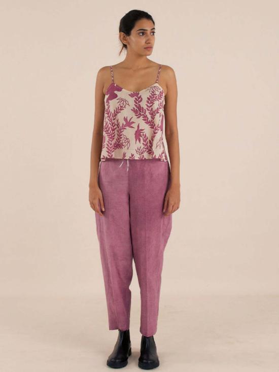  IKKIVI 민소매 티셔츠 이키비 포피  핑크 - IKKIVI