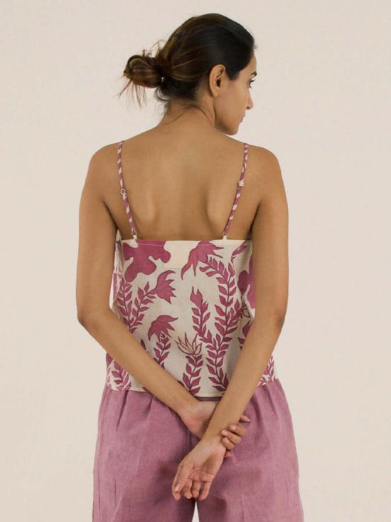  IKKIVI 민소매 티셔츠 이키비 포피  핑크 - IKKIVI