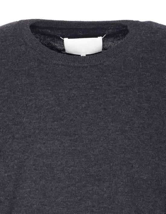  마르지엘라 스웨터 메종  투톤  그레이/블랙 - MAISON MARGIELA