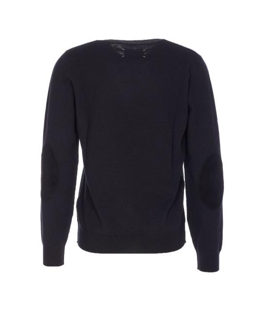  마르지엘라 스웨터 메종  투톤  그레이/블랙 - MAISON MARGIELA