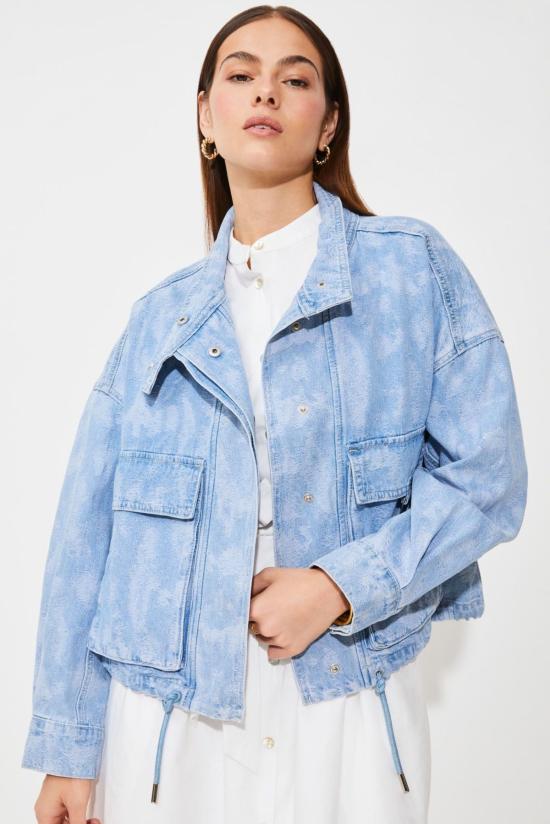  Suncoo 데님 자켓 선쿠 딕시 데님 재킷 라이트 블루