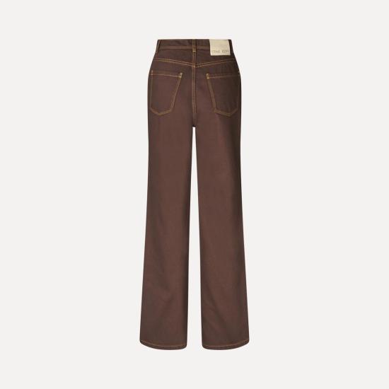  스티네 고야 데님 팬츠 스틴 고야 하이웨이스트 스트레이트컷  치커리 커피 - STINE GOYA