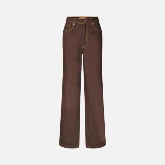  스티네 고야 데님 팬츠 스틴 고야 하이웨이스트 스트레이트컷  치커리 커피 - STINE GOYA