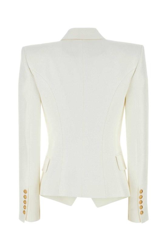  발망 수트 자켓 비스코스 블렌드 블레이저 블랑콥티크 - BALMAIN