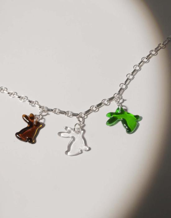  Cled 커프스 링크/타이 홀더 클레드 래빗 아이콘 참 - OTHER BRANDS