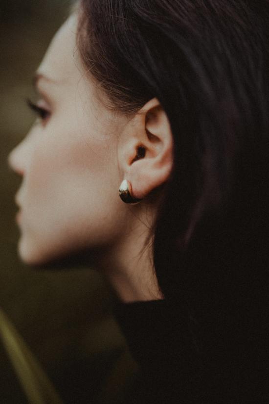  Uni 이어링 유니 이니드 스터드 귀걸이 황동