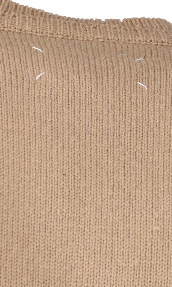  마르지엘라 스웨터 메종  베이지 - MAISON MARGIELA