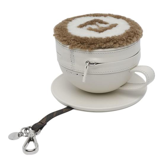  펜디 키링 카푸치노 참  화이트 - FENDI
