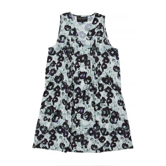  Lindsay Nicholas New York 숏 원피스 린지 니콜라스 뉴욕 핀턱 미니 드레스 블랙/퍼플 피오니 - OTHER BRANDS