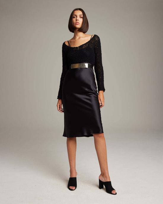  VOZ 레귤러 벨트 Voz 도금 가죽 랩  실버/블랙 - VOZ