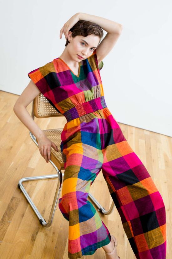  RUJUTA SHETH 점프수트 루주타 셰스 마리 신치 점퍼 멀티 체스