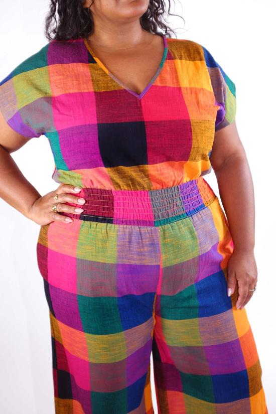  RUJUTA SHETH 점프수트 루주타 셰스 마리 신치 점퍼 멀티 체스 - OTHER BRANDS