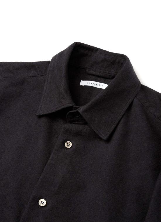  Sandinista MFG 긴팔 셔츠 산디니스타 제조 빈티지 스타일 플란넬  블랙 - OTHER BRANDS