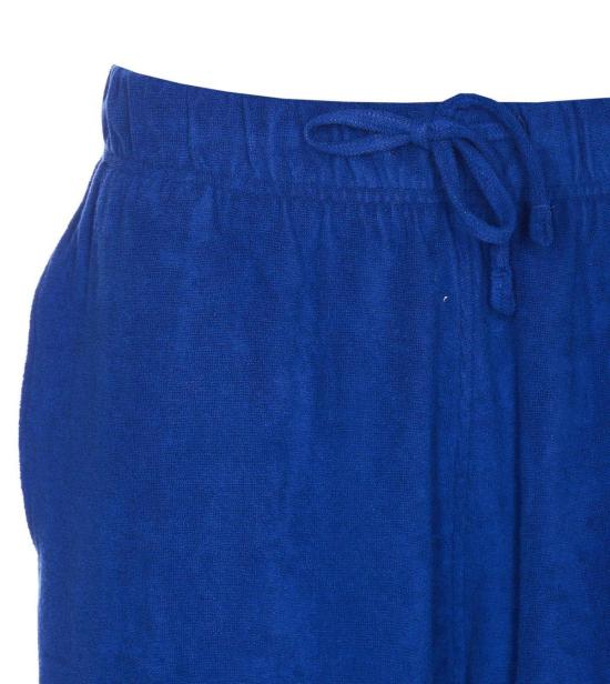  버버리 숏팬츠 EKD 프린트 드로스트링 쇼츠 블루 - BURBERRY