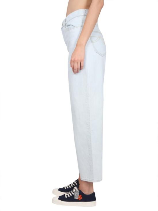  겐조 데님 팬츠 캐럿핏 진 아주르 - KENZO