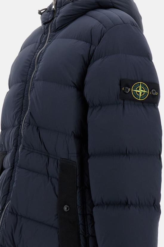  스톤 아일랜드 패딩 재킷 블루 - STONE ISLAND