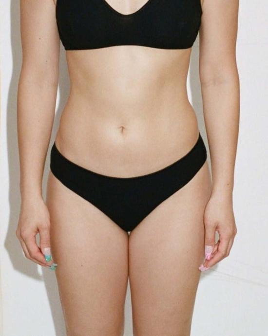  베이스레인지 팬티 하이웨이스트 팸  블랙 - BASERANGE