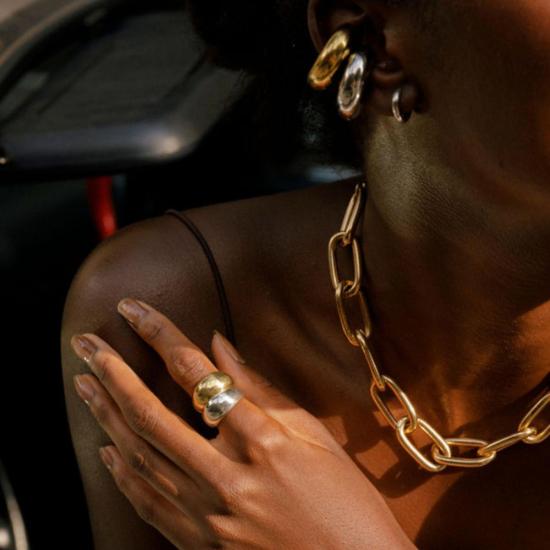  타린 토마스 이어링 프랜시스 볼드 이어 커프 - TARIN THOMAS