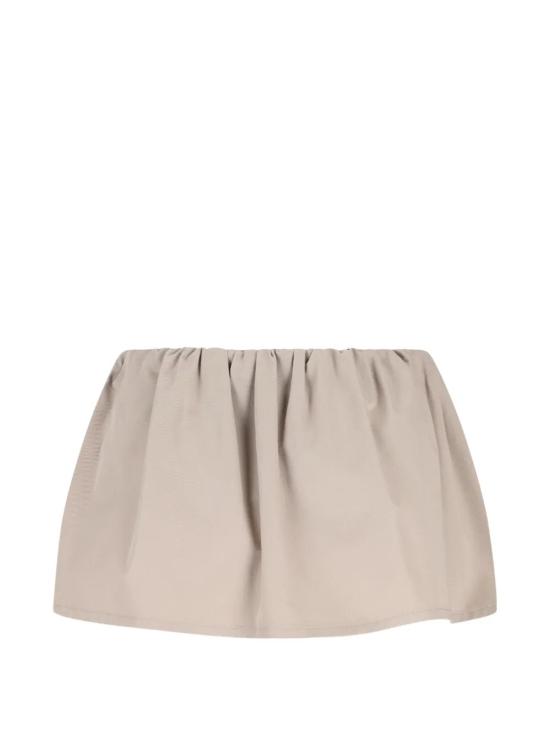 26SS 미우미우 숏 스커트 MG2638 19CTF0D3K Gray - MIU MIU