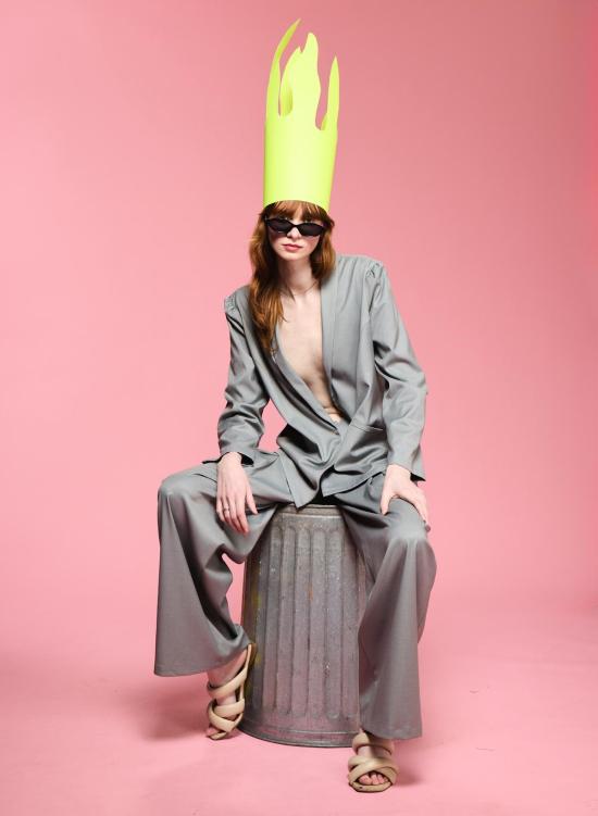  Meg 스트레이트 팬츠 메그 인버트 플리츠 - OTHER BRANDS