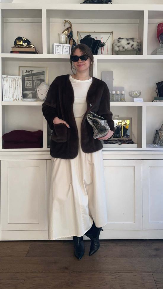  레이디버드 가디건 안드레아 카디건 브라운 - LADYBIRD