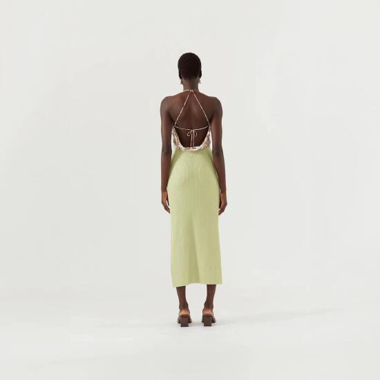  레지나표 미디 스커트 레지나 표 수리 스커트 아보카도 - REJINA PYO