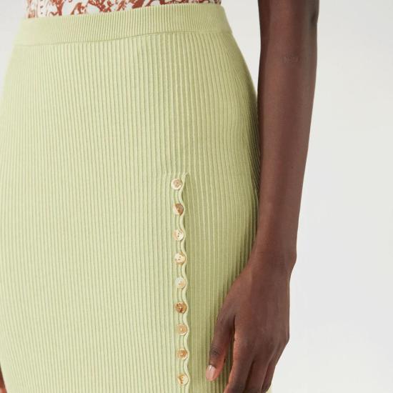  레지나표 미디 스커트 레지나 표 수리 스커트 아보카도 - REJINA PYO