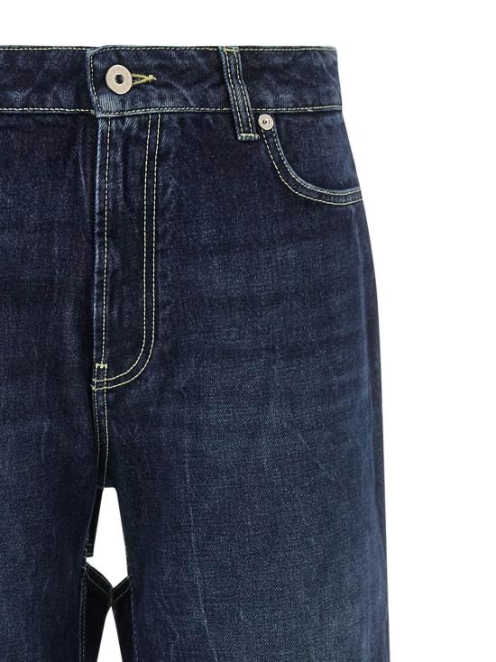  장 폴 고티에 데님 팬츠 블루 컷아웃 진 블루 - JEAN PAUL GAULTIER