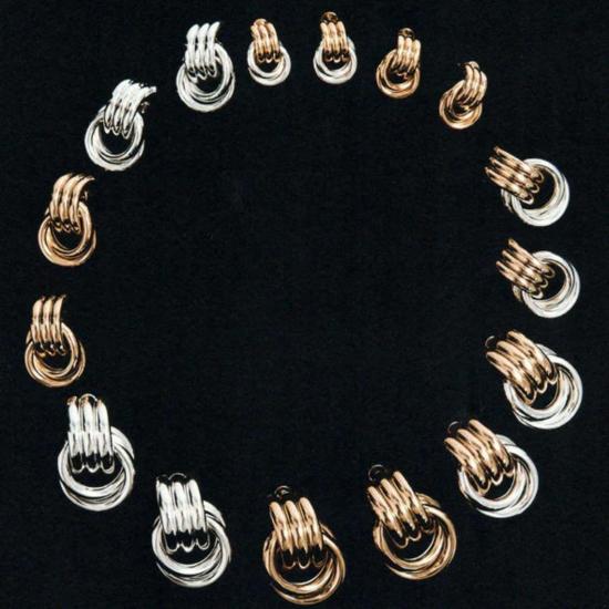  헤븐 메이헴 이어링 베이비 매듭 귀걸이 실버 - HEAVEN MAYHEM