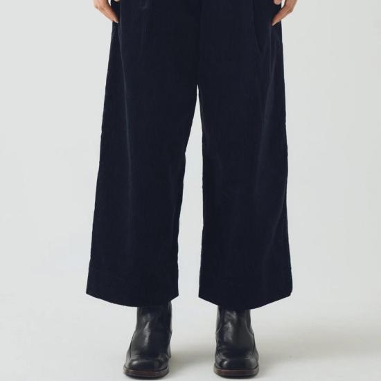  TOAST 스트레이트 팬츠 토스트 코드 플리츠 프론트 팬츠 미드나잇 - OTHER BRANDS