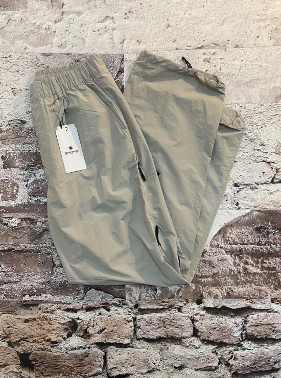  스노우피크 트레이닝/조거 팬츠 스노우 피크 나일론 투사 유틸리티 수납  라이트 그레이