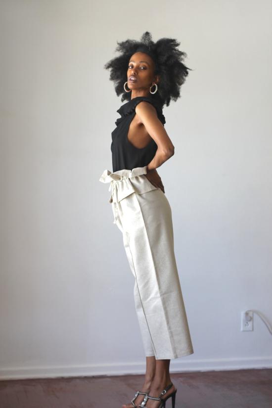  DÉSIRÉEKLEIN 크롭 팬츠 데지르에클레인 오리올 팬츠 - OTHER BRANDS