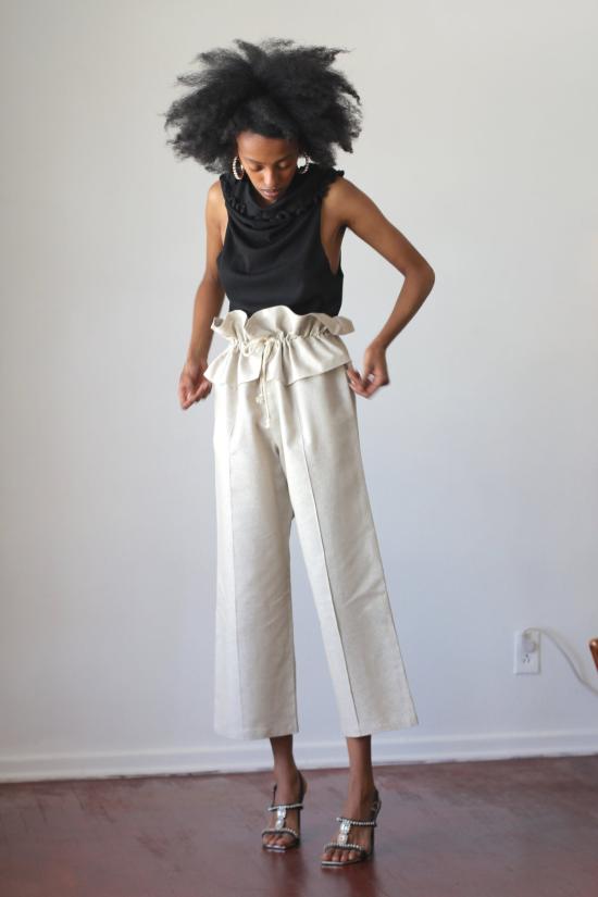  DÉSIRÉEKLEIN 크롭 팬츠 데지르에클레인 오리올 팬츠