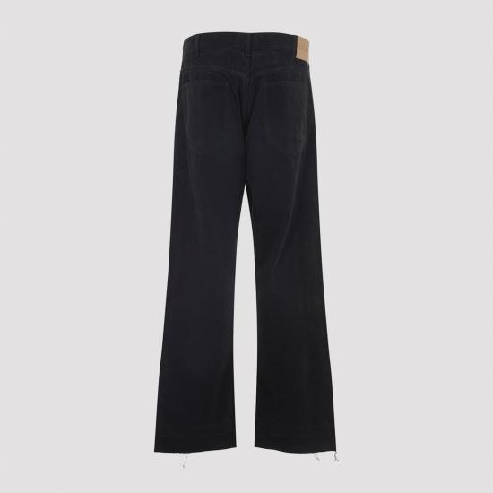  셀린느 데님 팬츠 셀린 웨슬리 블랙 로빈스 린스 디스트로이드 진 - CELINE