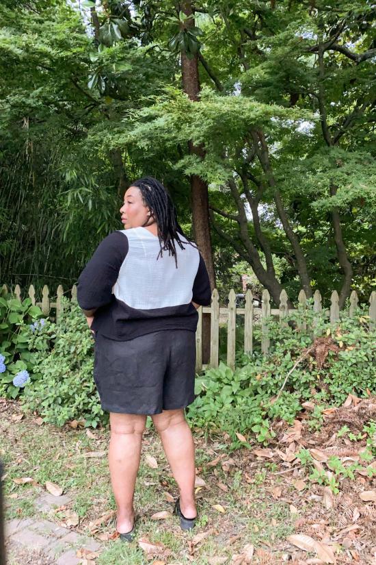  Pamut Apparel USA 반팔 티셔츠 파무트 어패럴 USA 헤이븐 티셔츠 린넨 소재에 리크랙 장식 - OTHER BRANDS