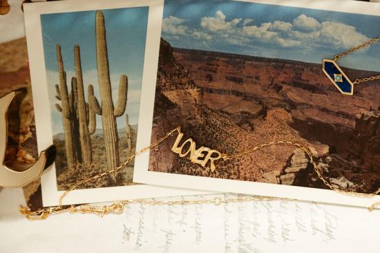  시에라 윈터 주얼리 목걸이/팬던트 러브 레터 목걸이 골드 베르메일 - SIERRA WINTER JEWELRY